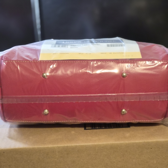 Dooney & Bourke Red Satchel Bag - Picture 3 of 4